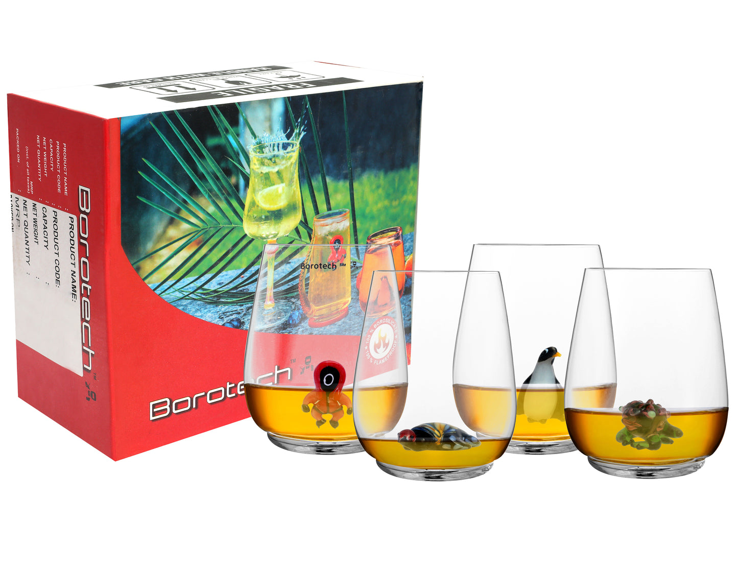 character stemless wine glass