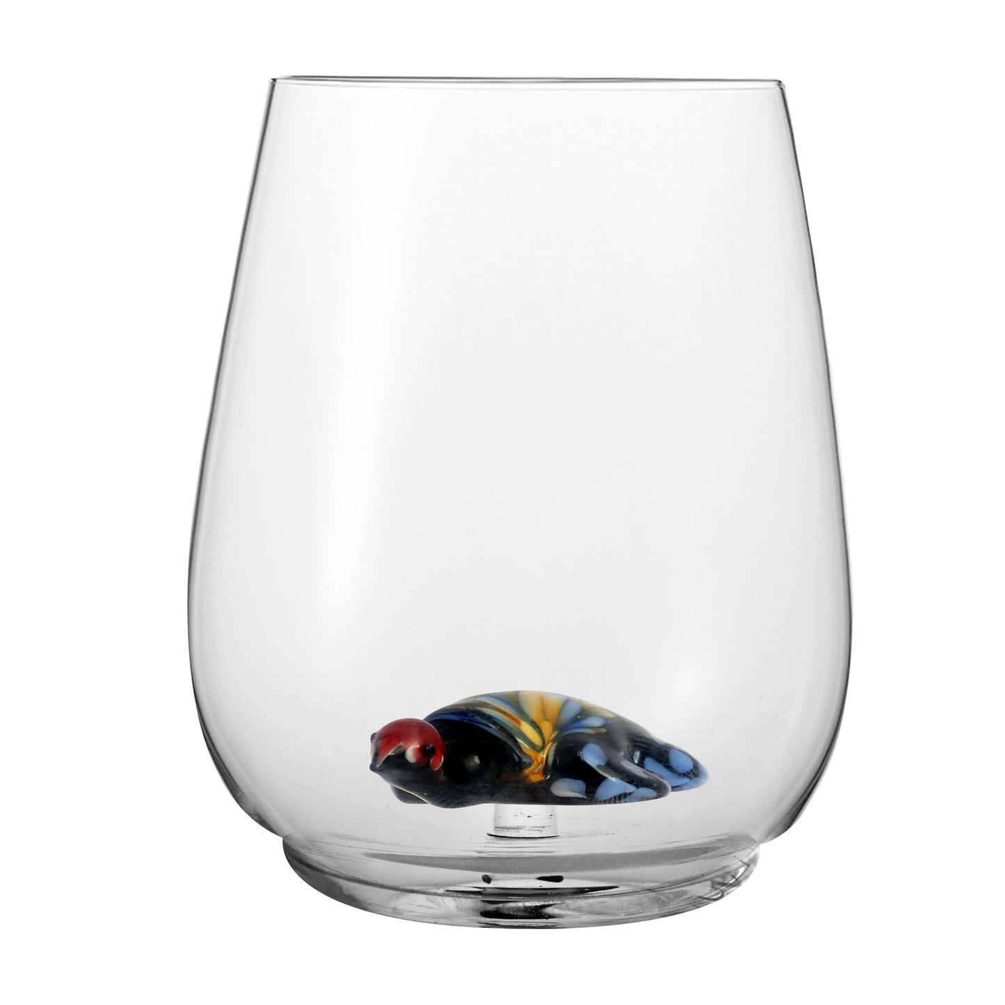 character stemless wine glass