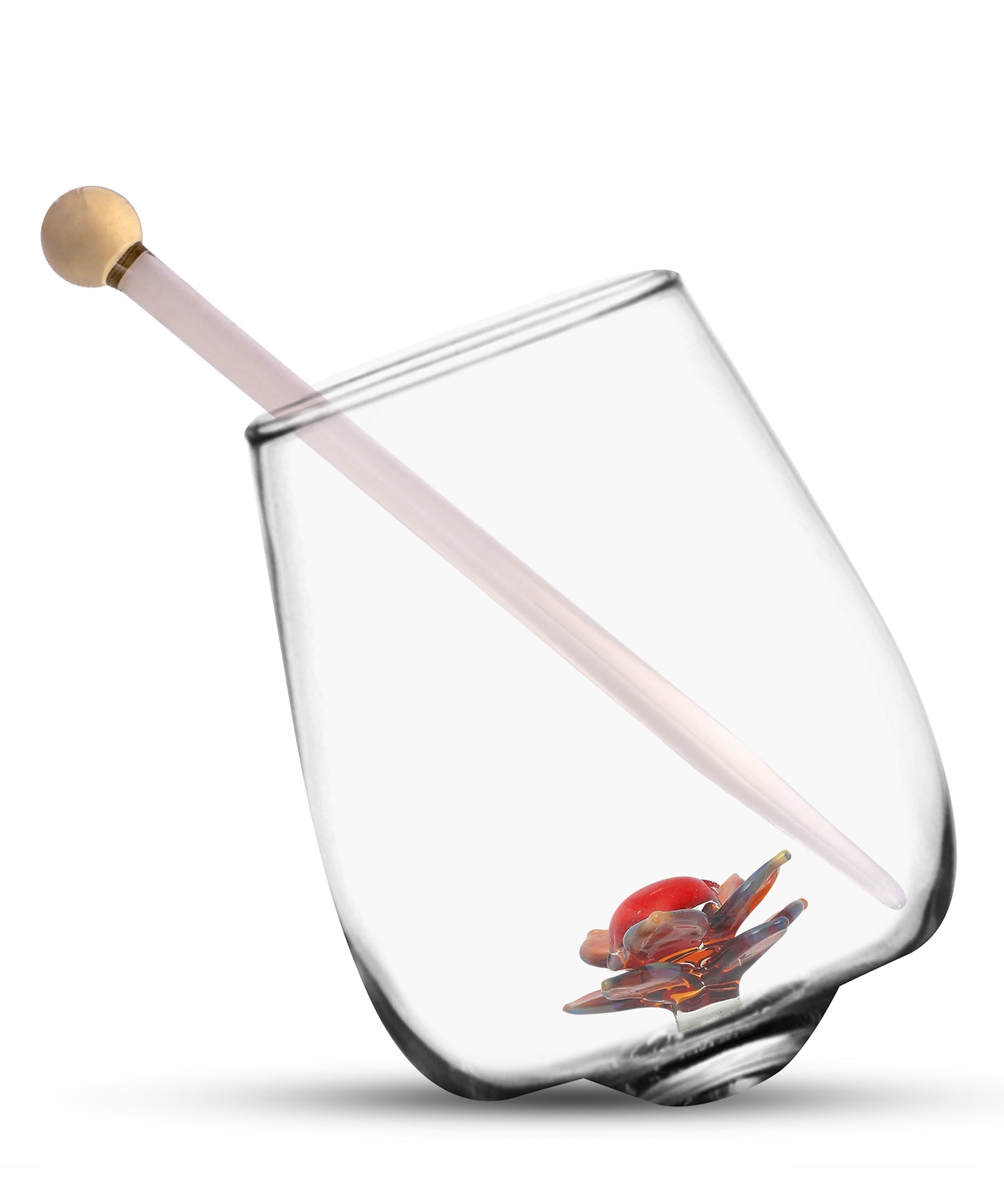 spinning stemless glasses