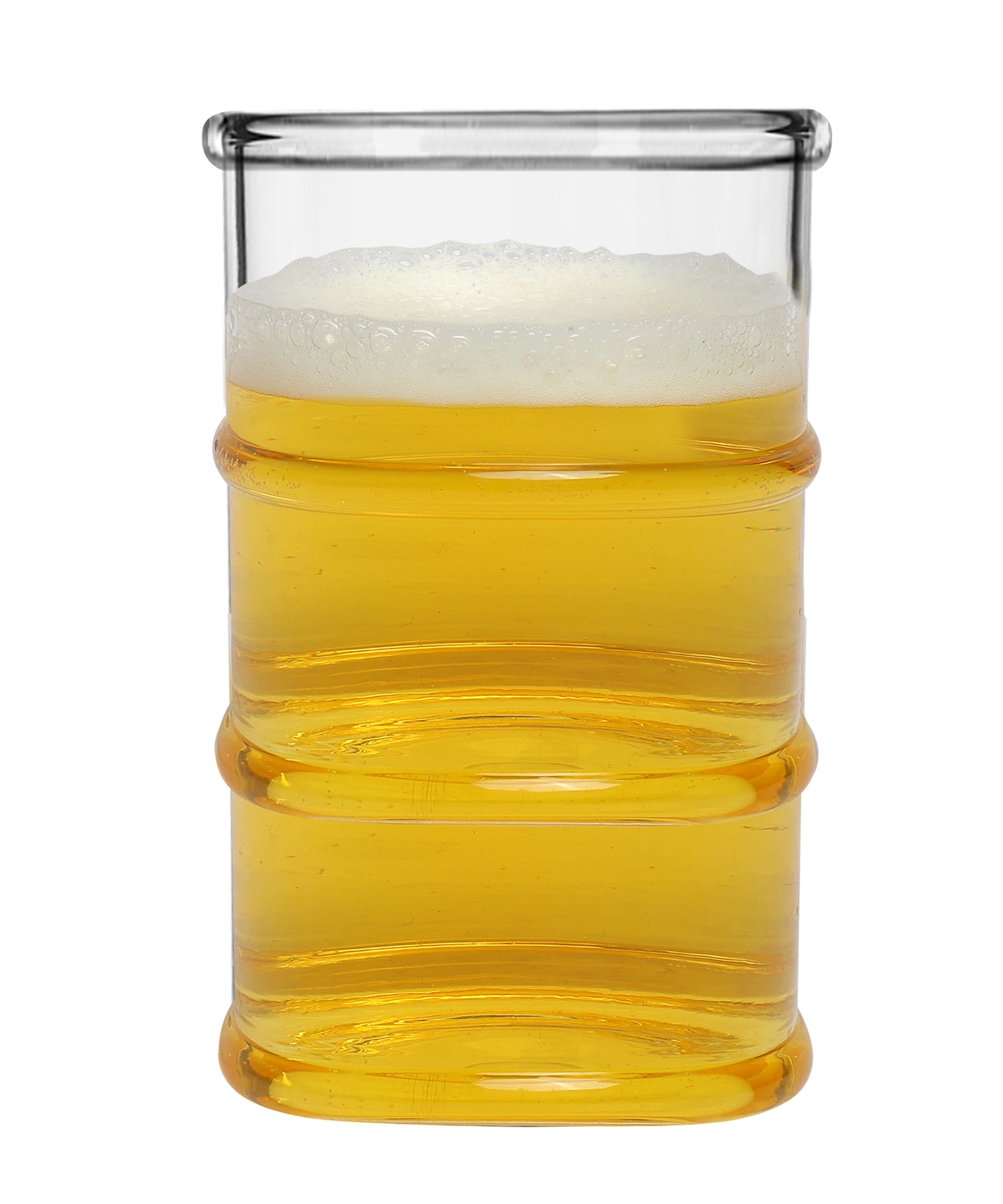 G-32 DRUM BARREL BEER GLASS