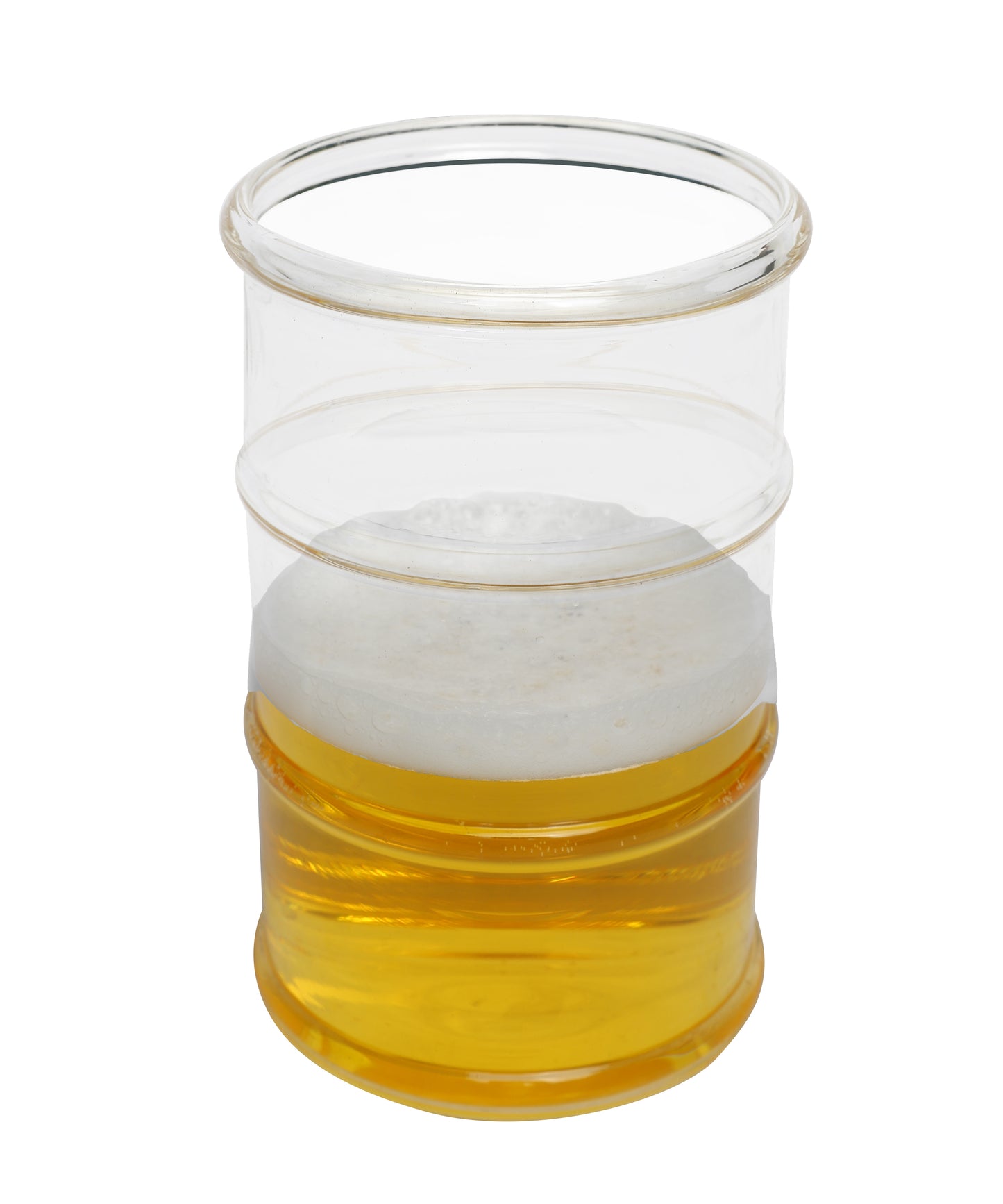 G-32 DRUM BARREL BEER GLASS