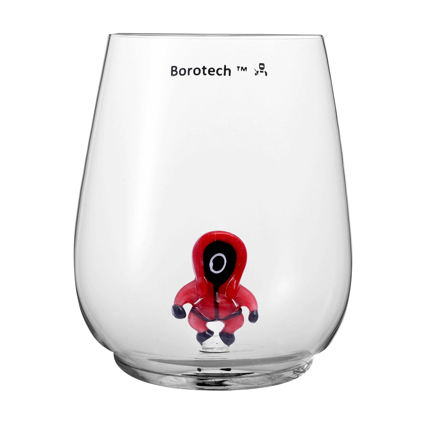 character stemless wine glass