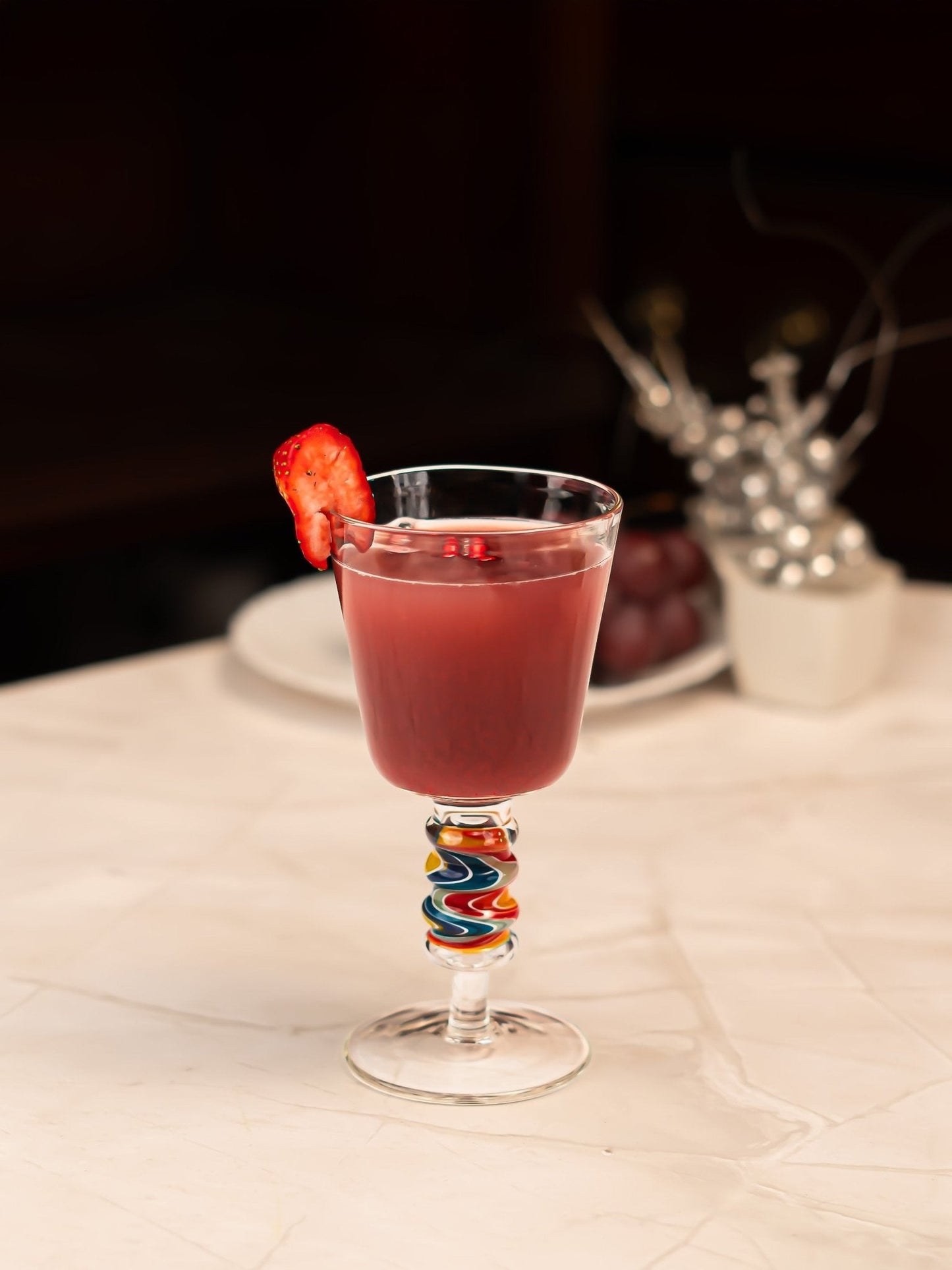 Aurora Wigwag Wine Goblet - Borotechheight : 160 mm diameter: 80 mm ml capacity : 180 ml4TransparentG - 47B clear