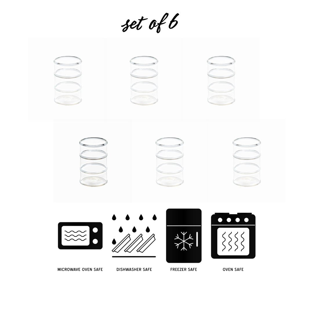 Barrel Vault Highball Glass - Borotechheight : 115 mm diameter: 70 mm ml capacity : 330 ml6TransparentG - 32B clear