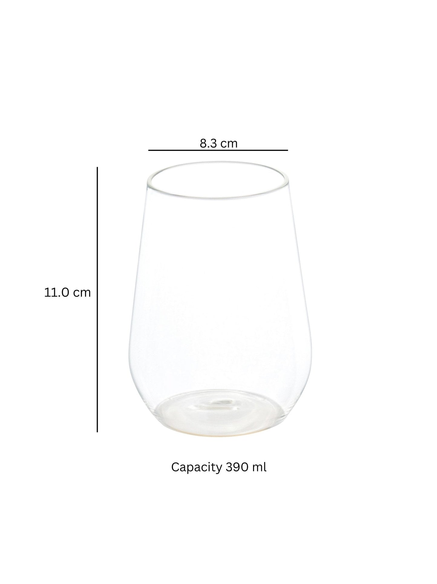 borosilciate Prism Twist Juice Glass - Borotechheight : 110 mm diameter: 83 mm ml capacity : 390 ml6TransparentG - 33w clear