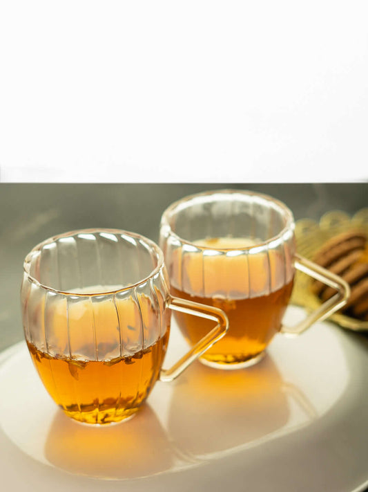 Borosilciate Vintage Barrel Tea Mug - Borotech4transparent