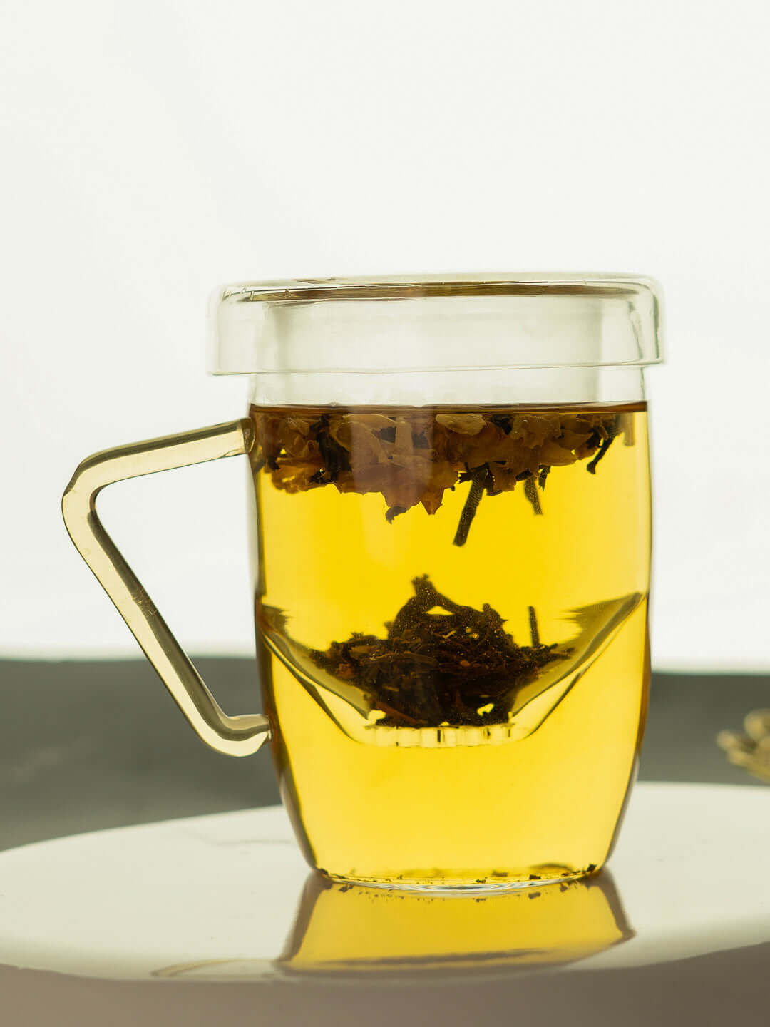 borosilicate Infusion Brew Tea Mug - Borotechheight : 105 mm diameter: 80 mm ml capacity : 350 ml2transparentG - 57A clear