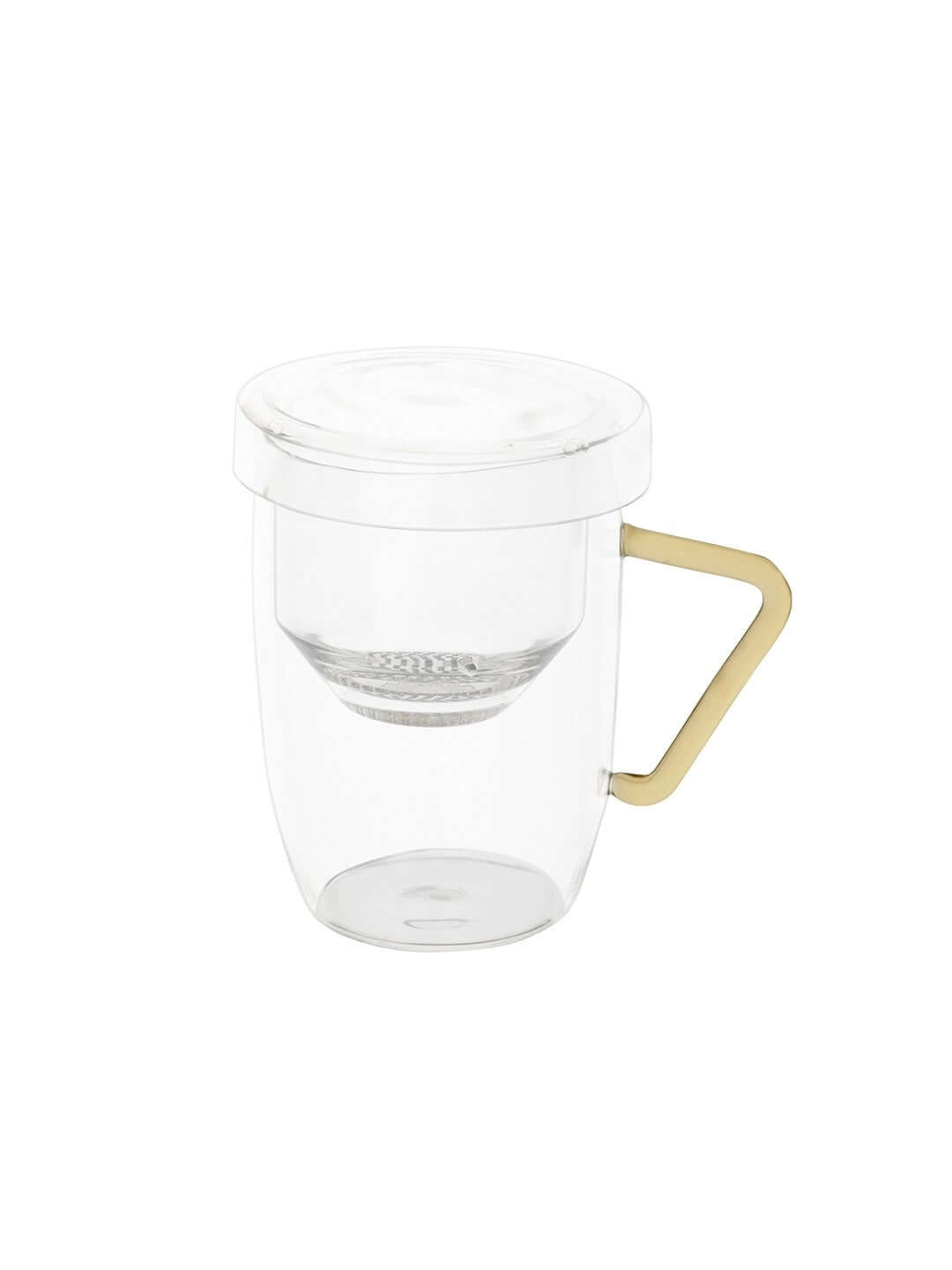 borosilicate Infusion Brew Tea Mug - Borotechheight : 105 mm diameter: 80 mm ml capacity : 350 ml2transparentG - 57A clear