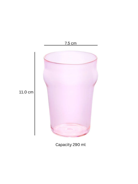 Classic Pint Beer Glass - Borotechheight : 110 mm diameter: 75 mm ml capacity : 290 ml6PinkG - 101B pink