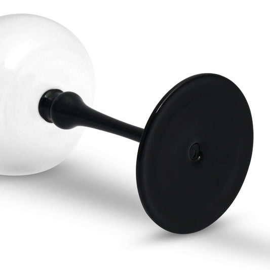 Set of 4 Obsidian Stem Wine Glass Set – Luxe & Timeless - Borotech