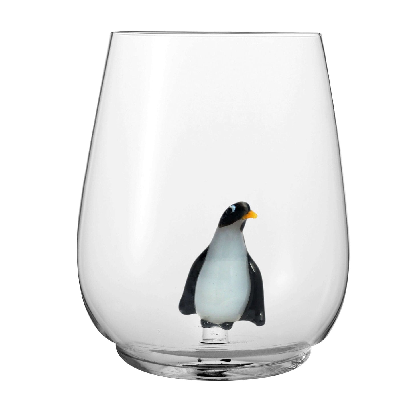 Set of 4 Whimsy Wonders Stemless Glass Set – Playful Elegance - Borotech