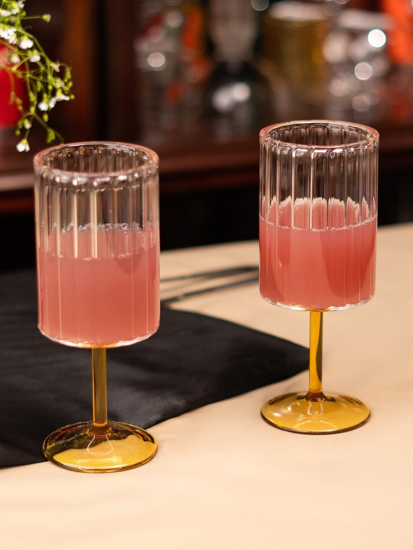 Borosilicate Vintage Bloom Goblet - Borotechheight : 180 mm diameter: 70 mm ml capacity : 280 ml4GreenG - 182B green