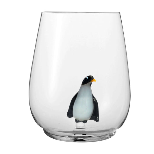 Set of 4 Whimsy Wonders Stemless Glass Set – Playful Elegance - Borotech